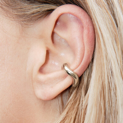 Mono boucle d'oreille Charlotte CHESNAIS Wave Cuff en argent