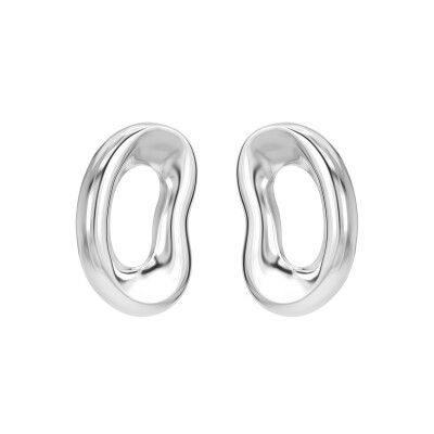 Boucles d'oreilles Charlotte CHESNAIS Shima en argent