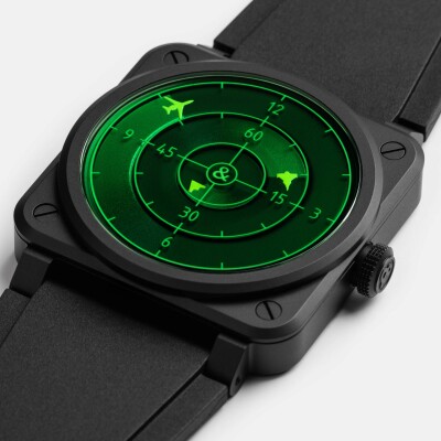 Bell & Ross BR-03 Green Radar Ceramic Watch