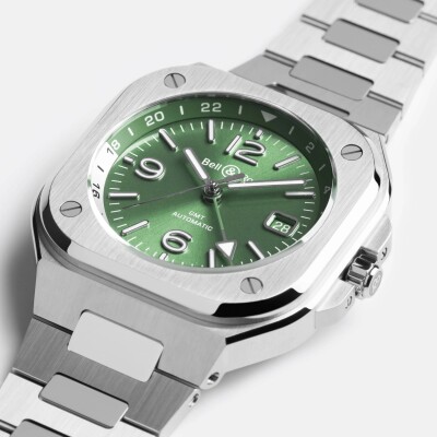 Bell & Ross BR-05 GMT Green Steel Watch