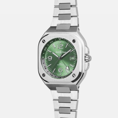 Bell & Ross BR-05 GMT Green Steel Watch