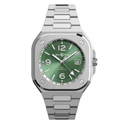 Bell & Ross BR-05 GMT Green Steel Watch