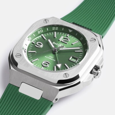 Bell & Ross BR-05 GMT Green Steel Watch