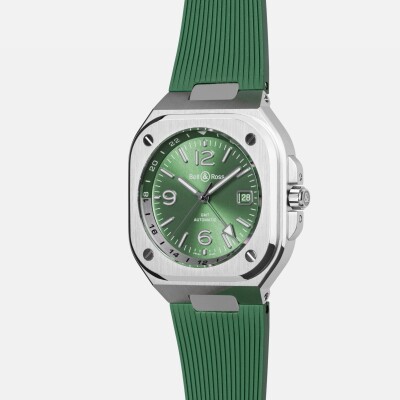 Bell & Ross BR-05 GMT Green Steel Watch