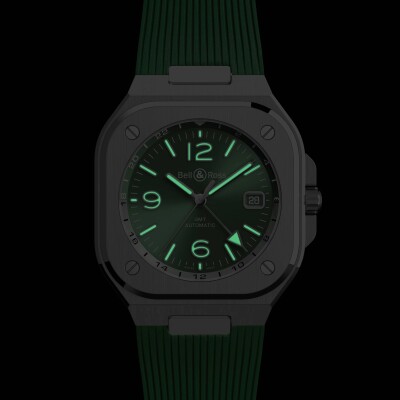 Bell & Ross BR-05 GMT Green Steel Watch