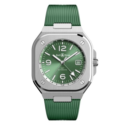 Bell & Ross BR-05 GMT Green Steel Watch
