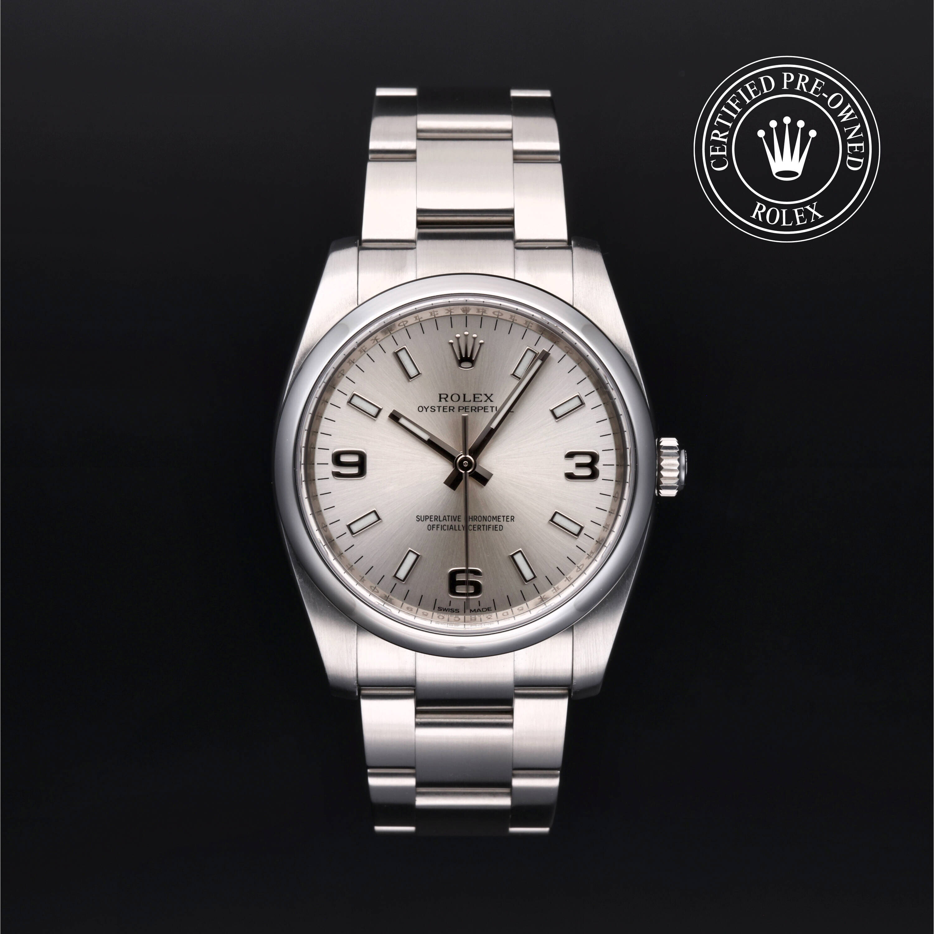 Rolex Oyster Perpetual 34 en Acier M114200-0019 chez Ferret