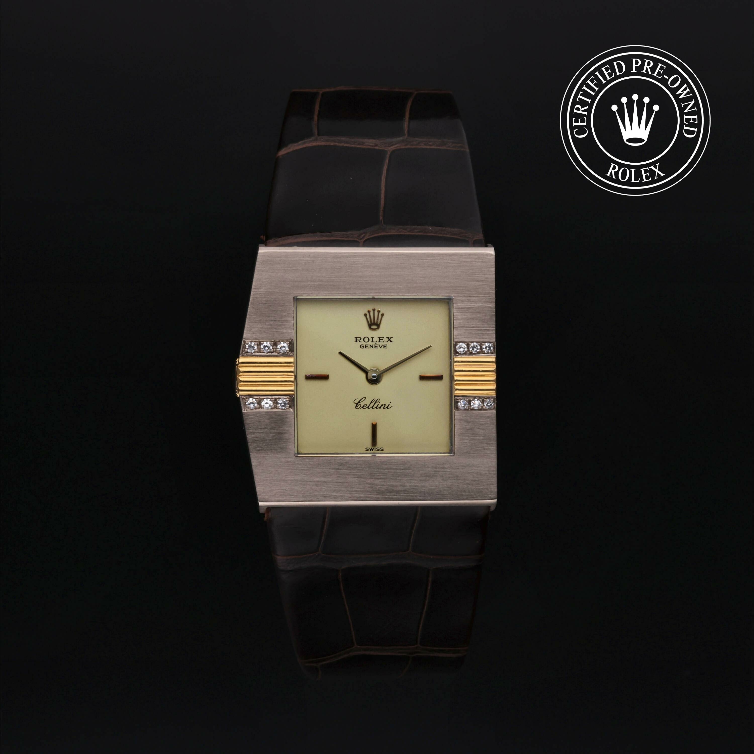 Rolex Cellini Midas 28 in Gold Two-tone Yellow / White  at Ferret