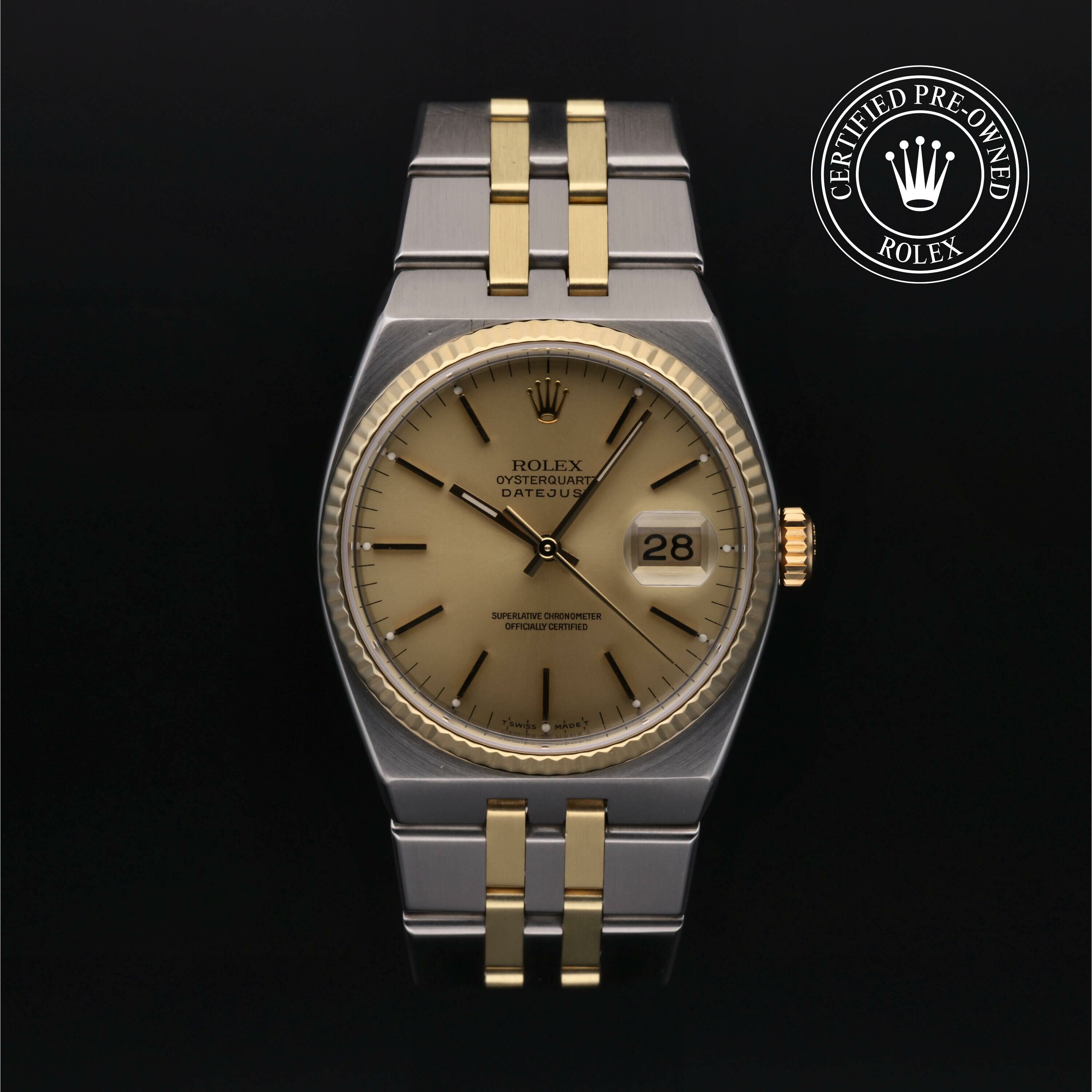 Rolex Oyster Perpetual Datejust 36 in Rolesor 18 Carat Yellow M17013-0001 at Ferret