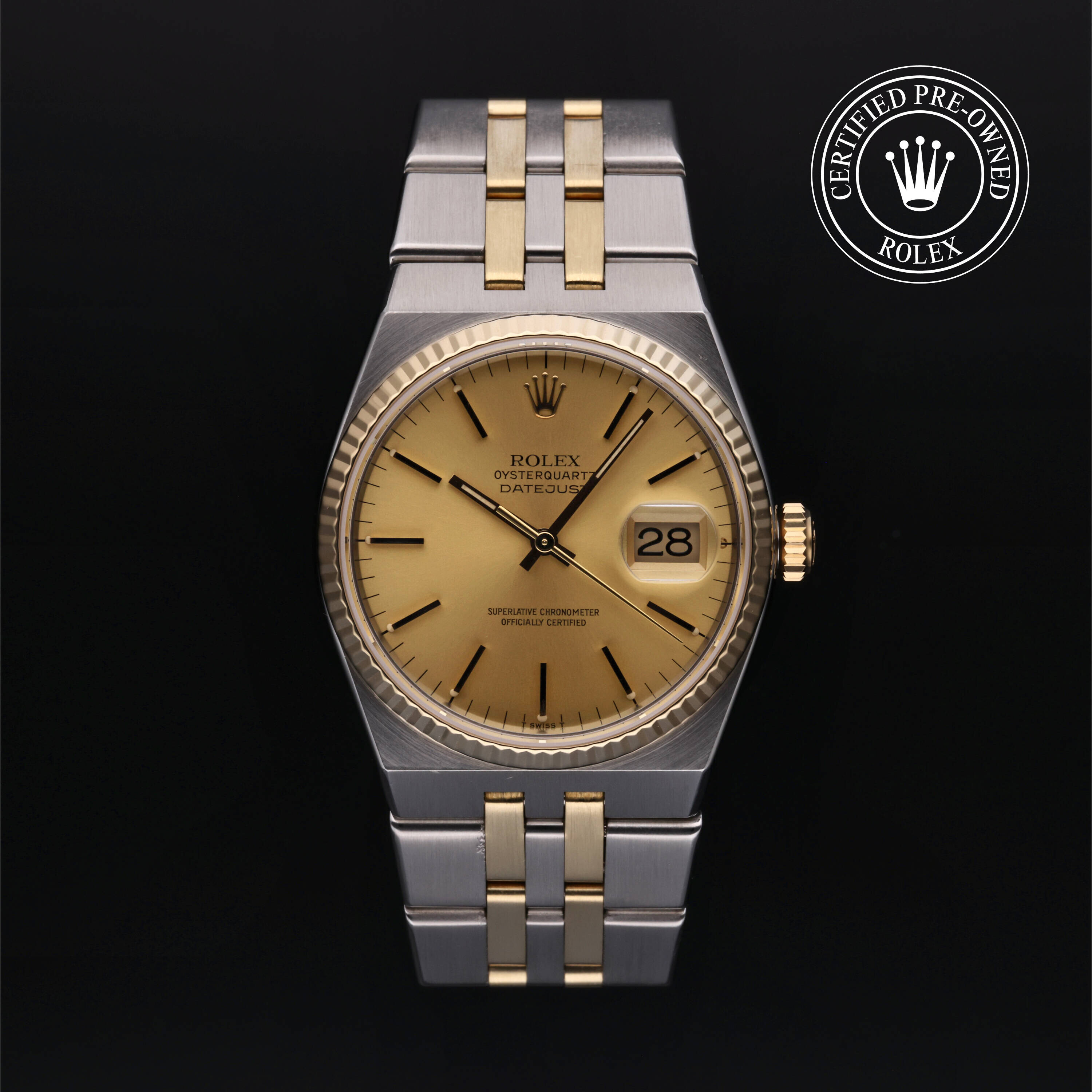 Rolex Oyster Perpetual Datejust 36 in Rolesor 18 Carat Yellow M17013-0001 at Ferret