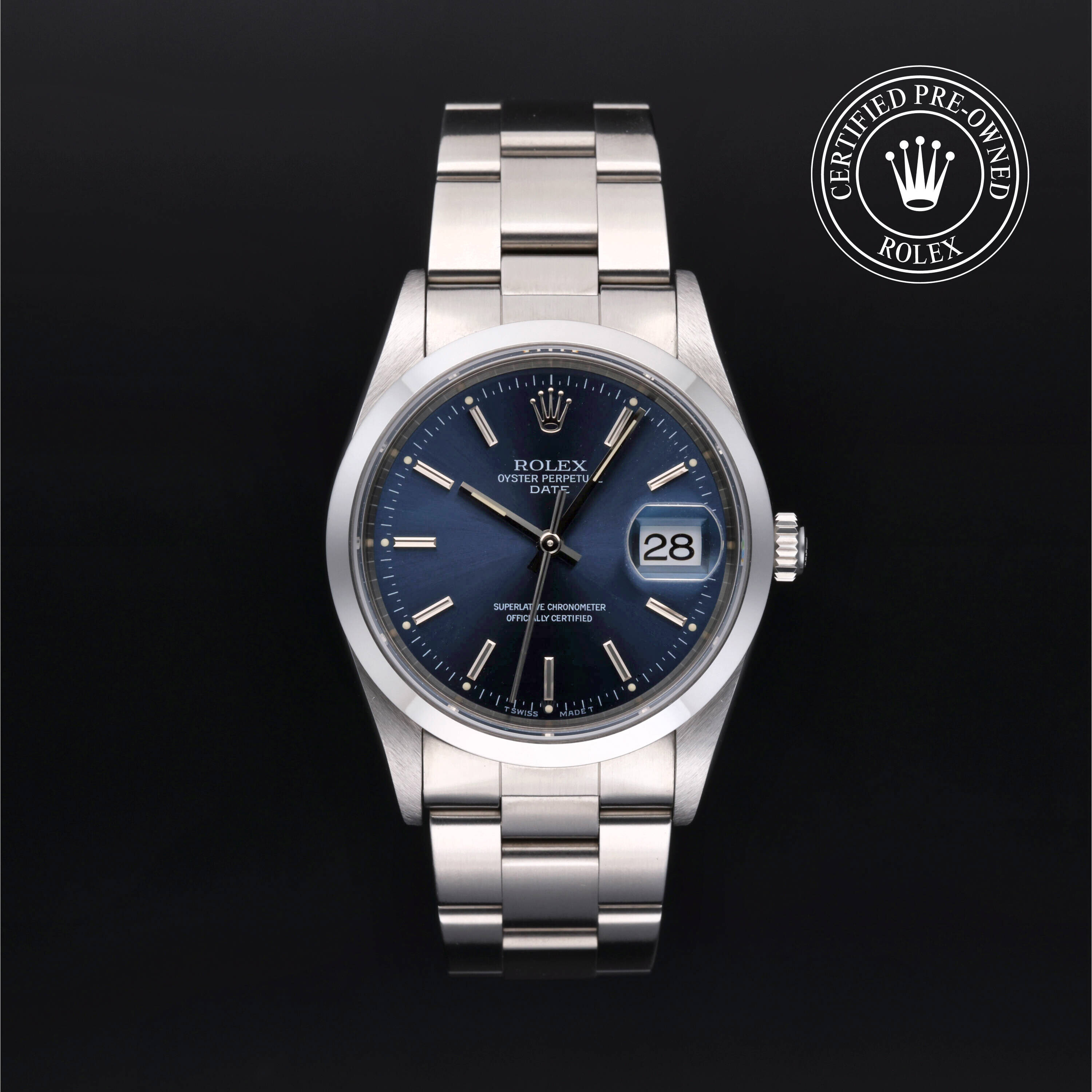 Rolex Oyster Perpetual Date 34 en Acier M15200-0014 chez Ferret