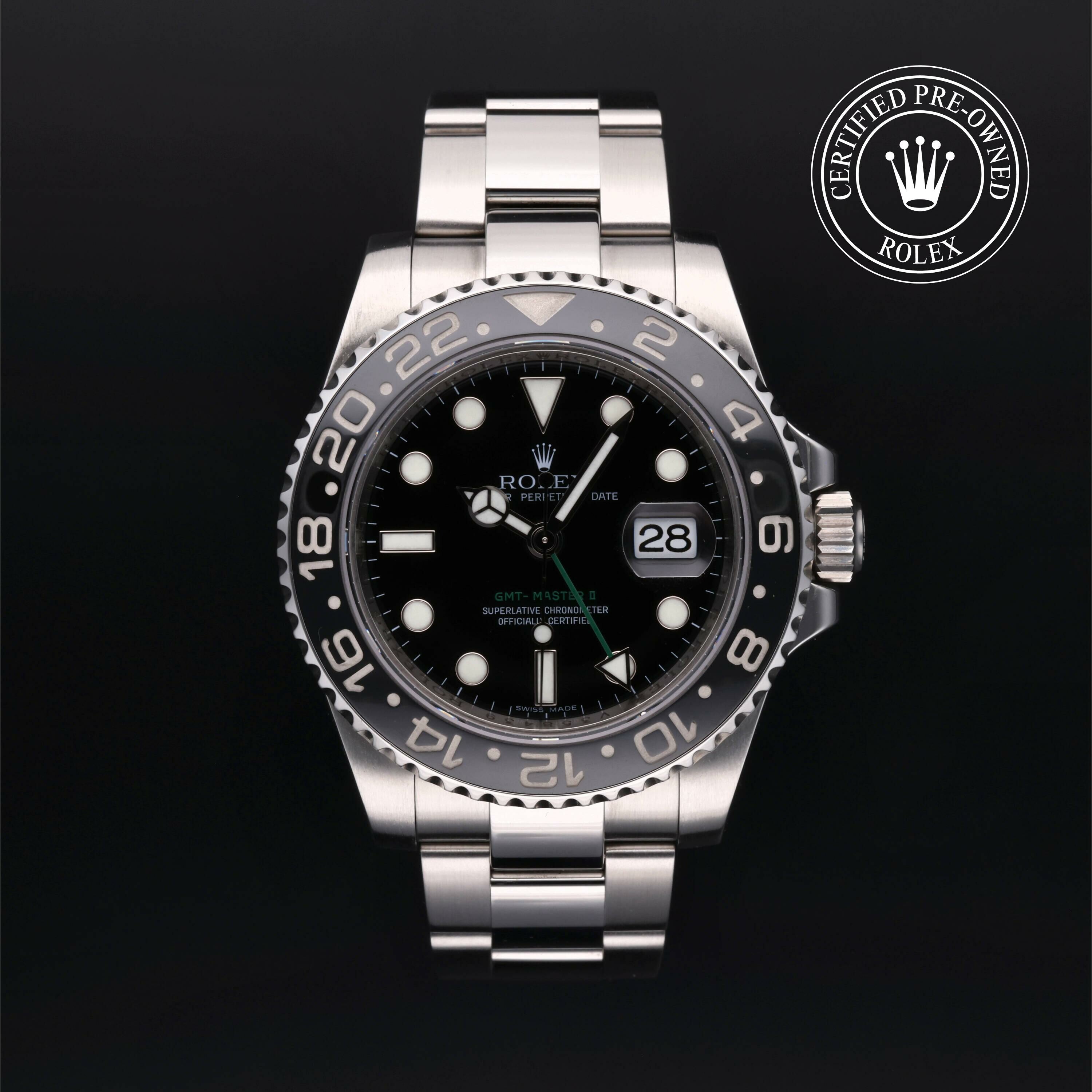 Rolex GMT‑Master II en Acier M116710LN-0001 chez Ferret