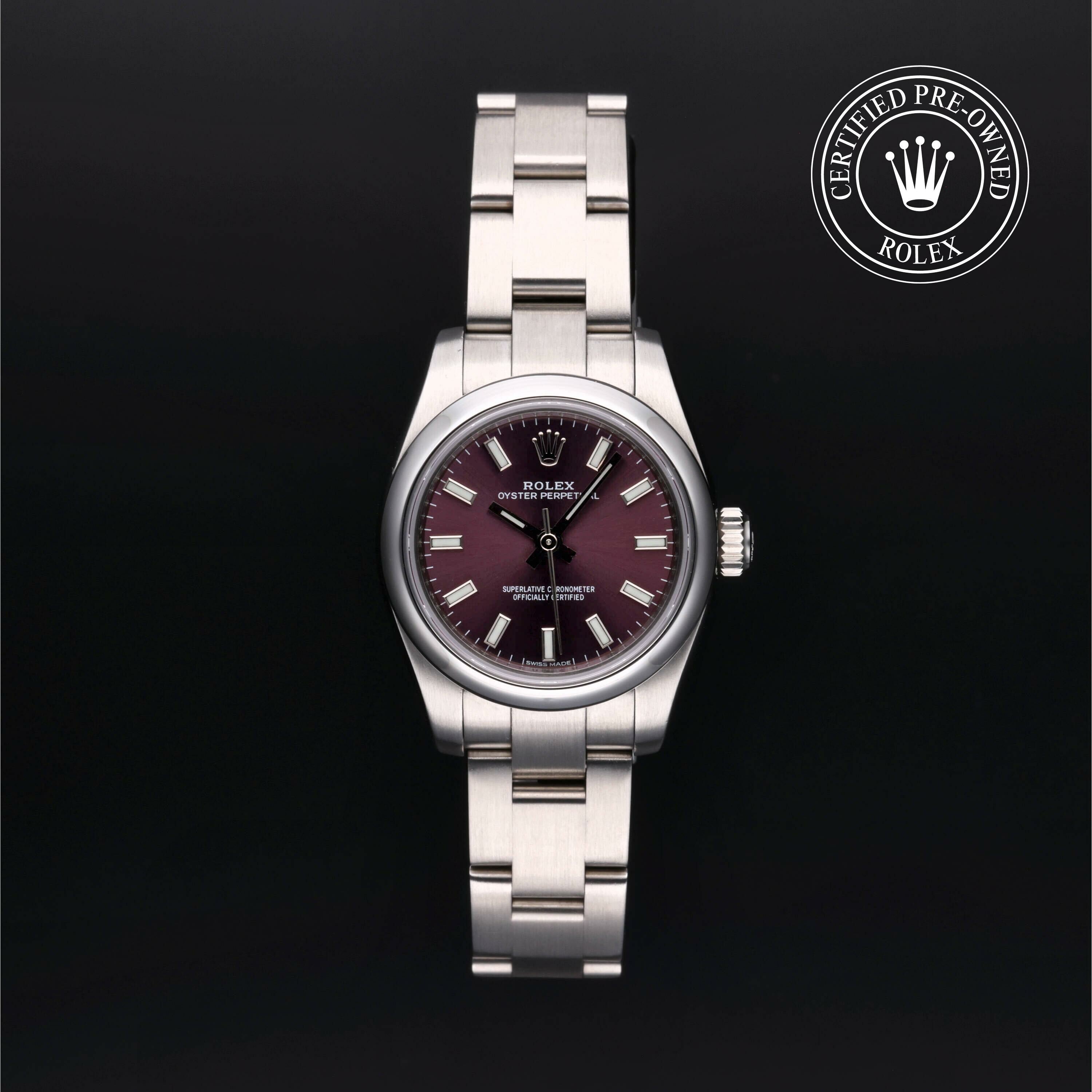 Rolex Oyster Perpetual 26 en Acier M176200-0003 chez Ferret