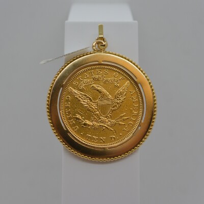 Pendentif Port pièce 10$