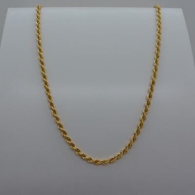 Collier maille corde