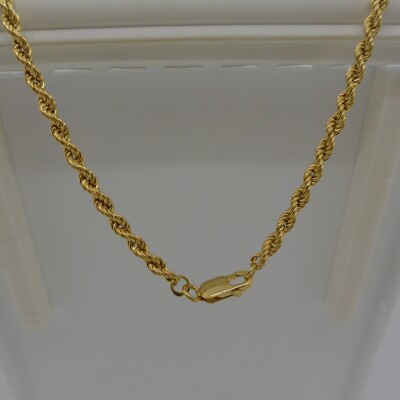 Collier maille corde