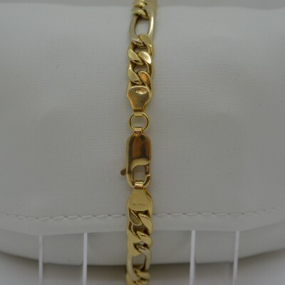 Bracelet maille alternée 3/1