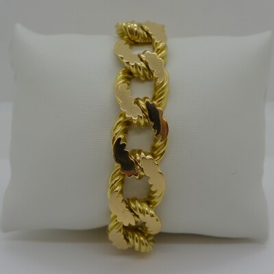 Bracelet HERMES Grosse Maille Gourmette