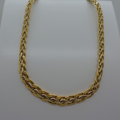 Collier Maille Fantaisie Bicolore