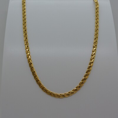 Collier maille palmier frappé