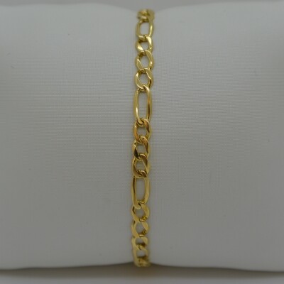Bracelet maille alternée 1/3