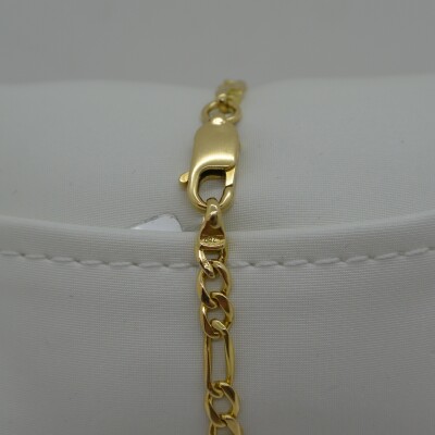 Bracelet maille alternée 1/3
