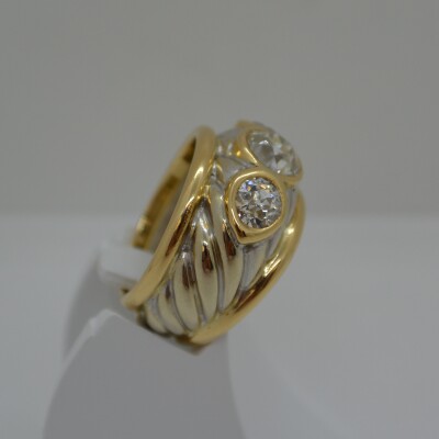Jonc Fantaisie 3 Diamants