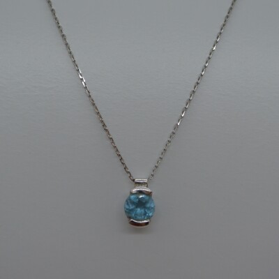 Collier Topaze Bleue