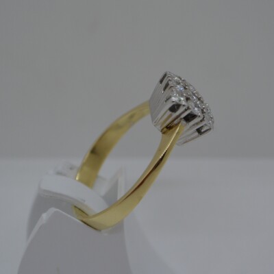 Bague Diamants corps ruban