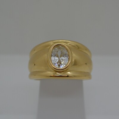 Bague Jonc Oxyde Zirconium