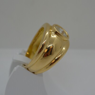 Bague Jonc Oxyde Zirconium