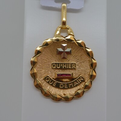 Médaille d'Amour entourage fantaisie