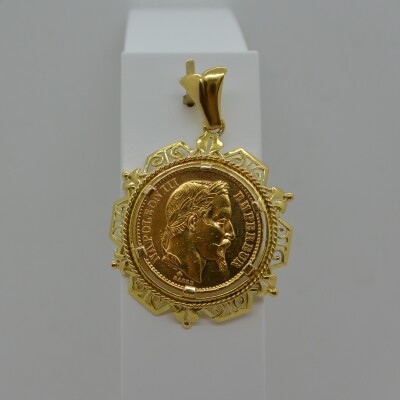 Pendentif Porte Pièce 20 Frs Napoléon