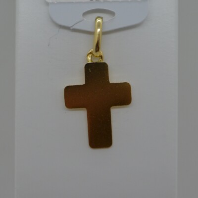 Pendentif Croix lisse Petit Modèle