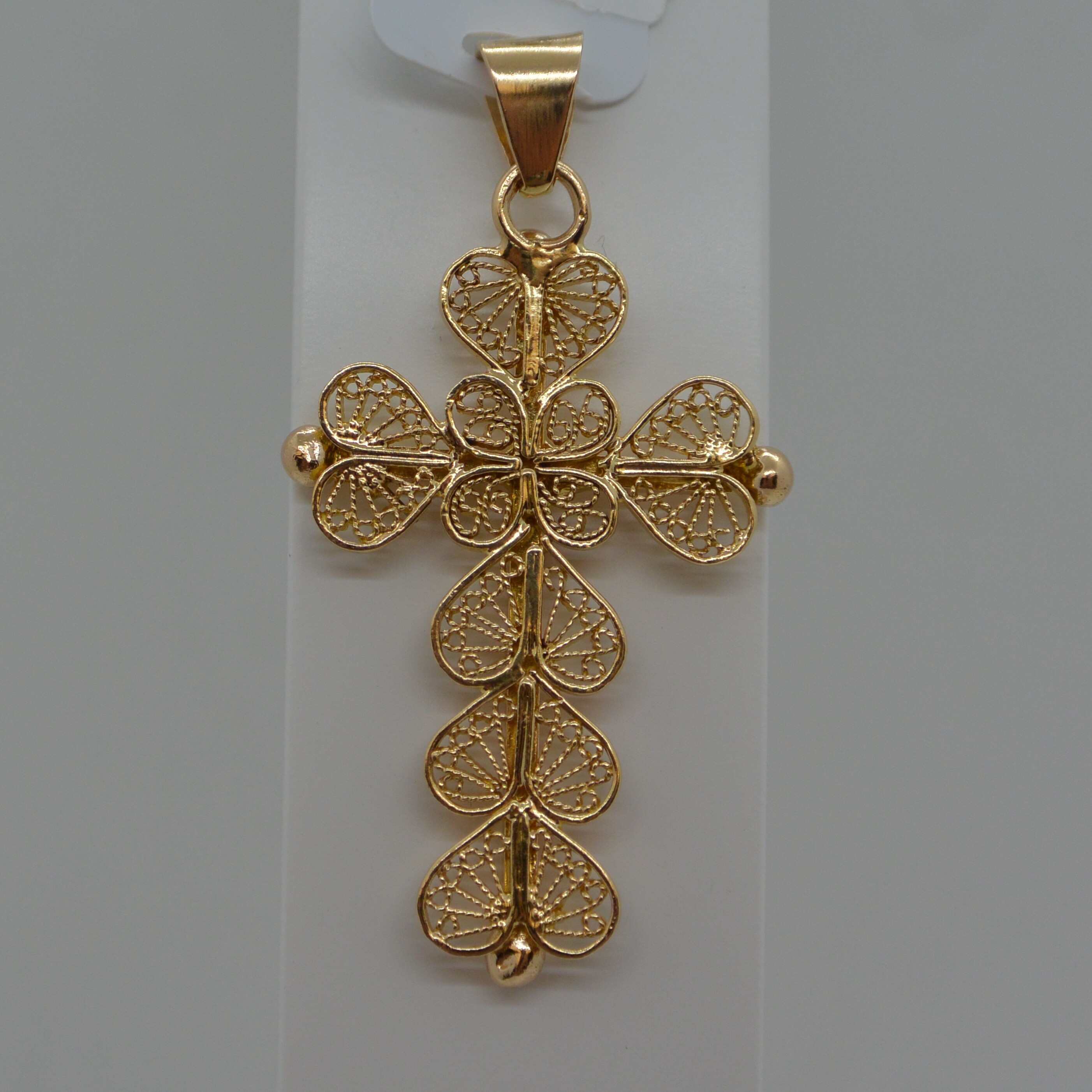 Pendentif Croix Filigrane vue 1
