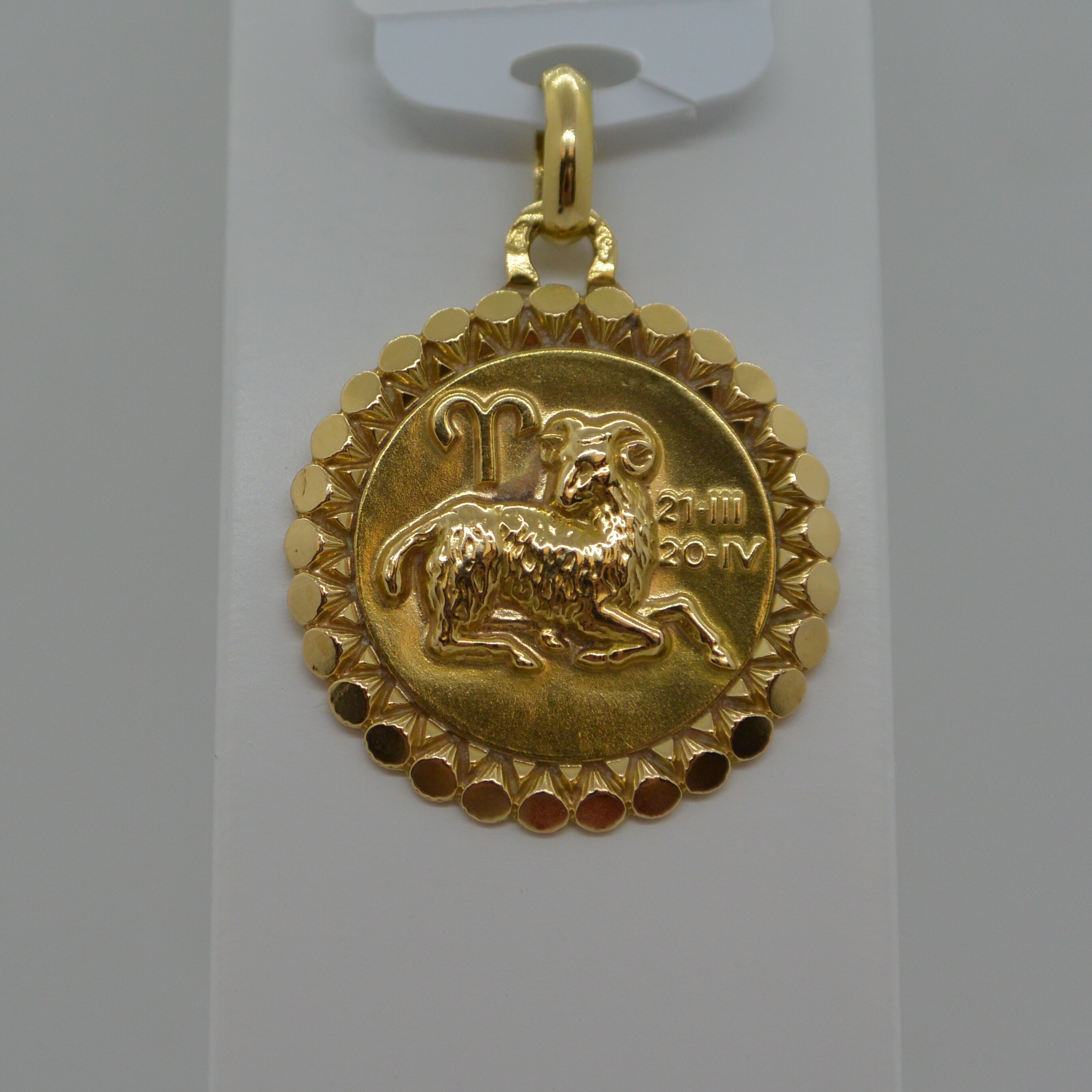 Médaille signe Zodiaque Bélier