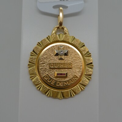 Médaille Amour entourage Fantaisie