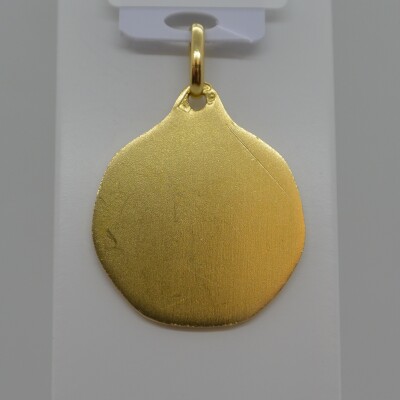 Médaille Vierge liseret ondulé