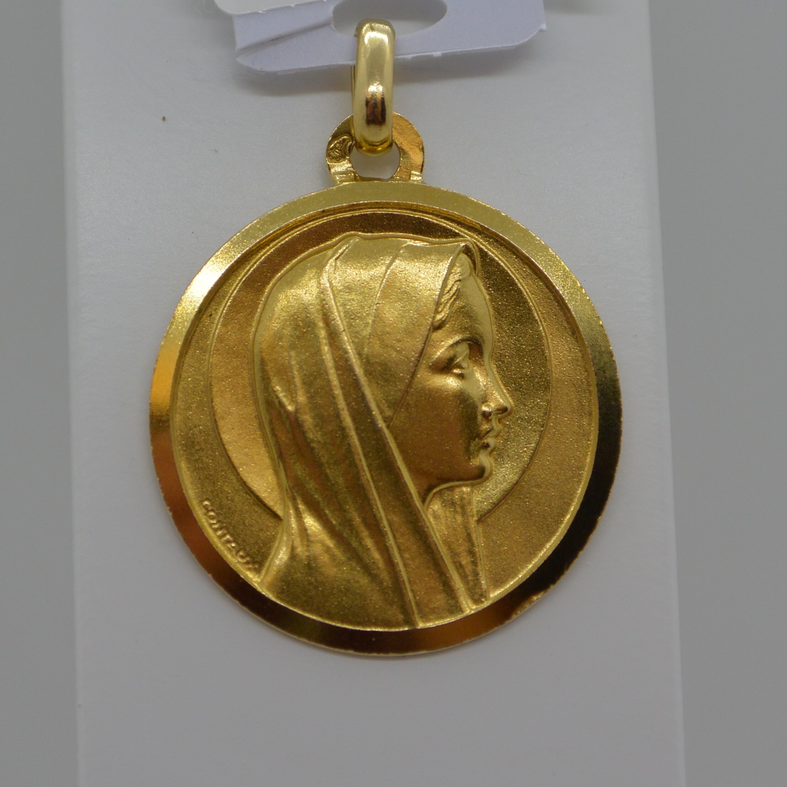 Médaille Vierge Bord Lisse vue 1