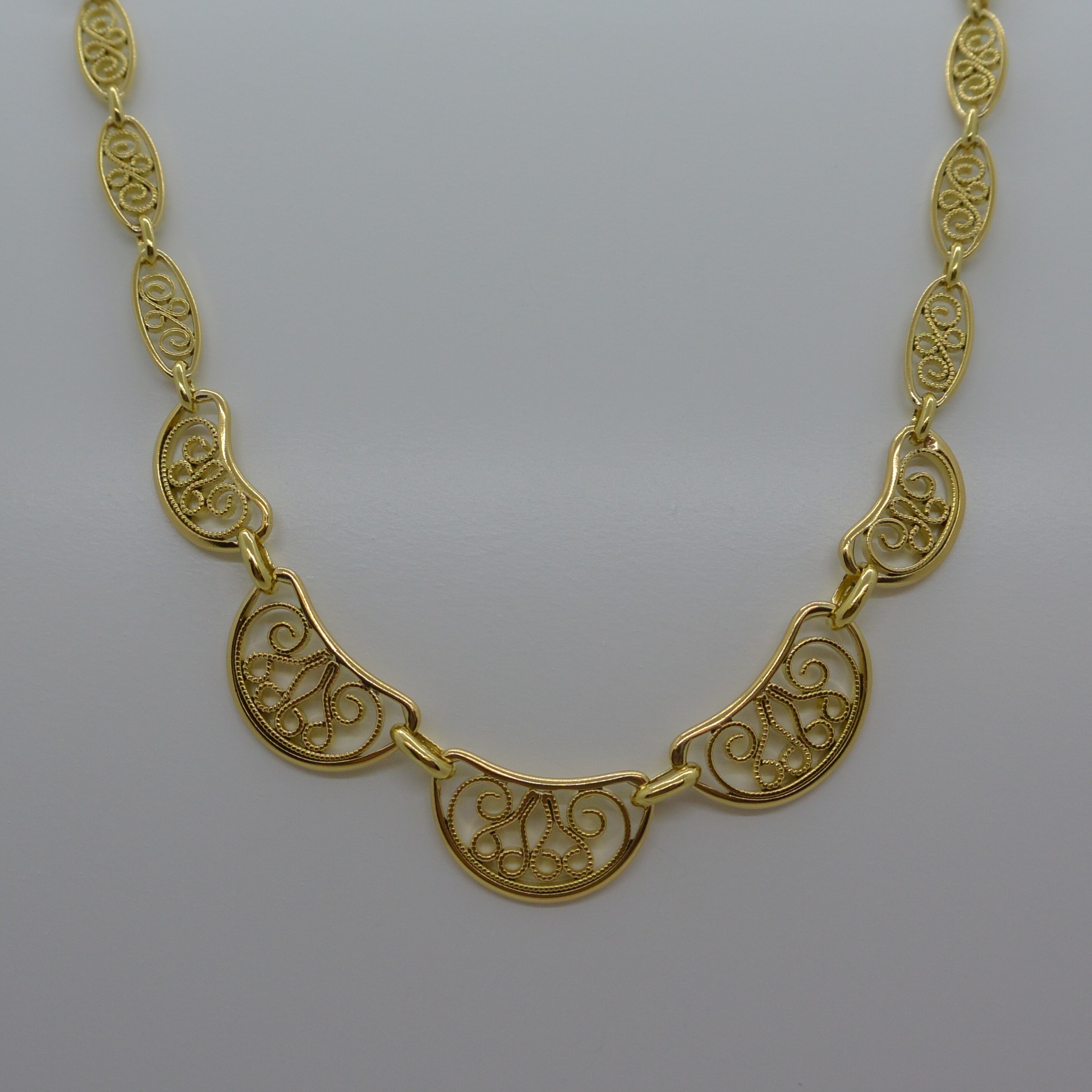 Collier Maille Filigrane Chute vue 1