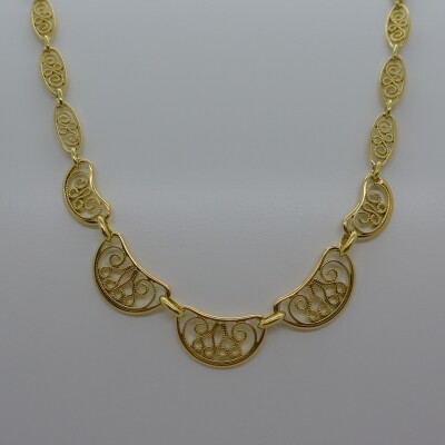 Collier Maille Filigrane Chute