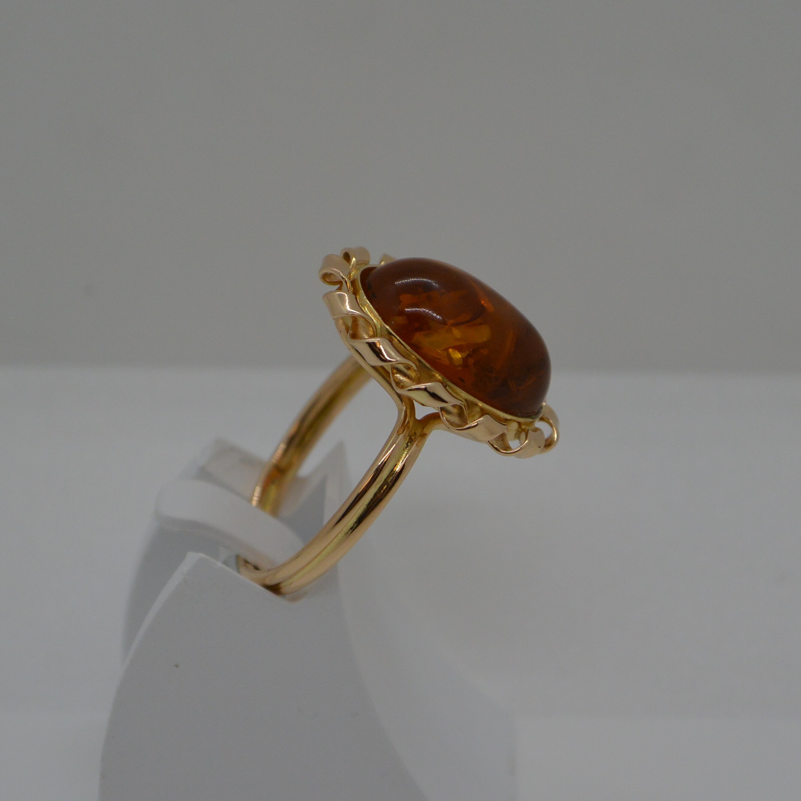 Bague Fantaisie Ambre Ovale vue 2