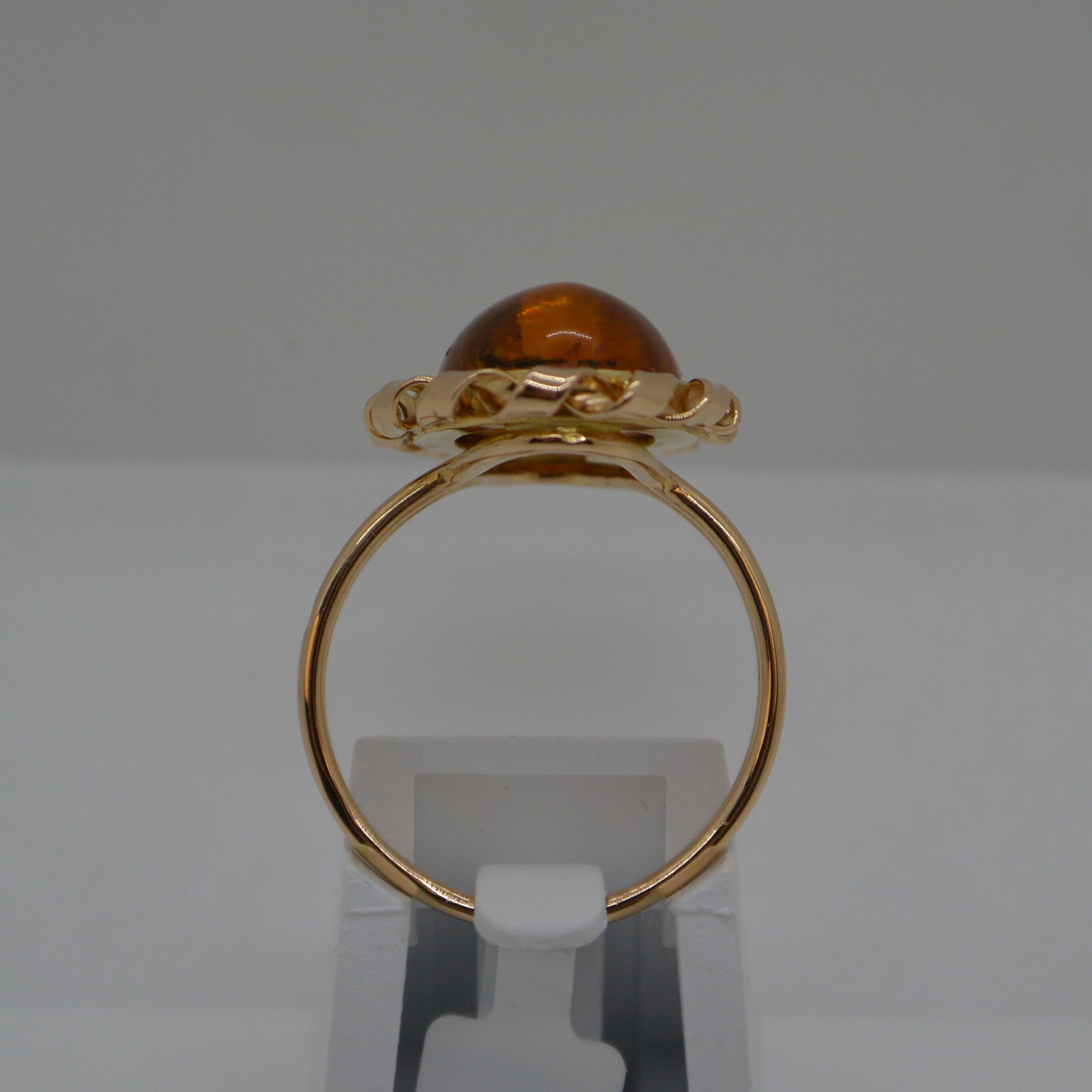 Bague Fantaisie Ambre Ovale vue 3