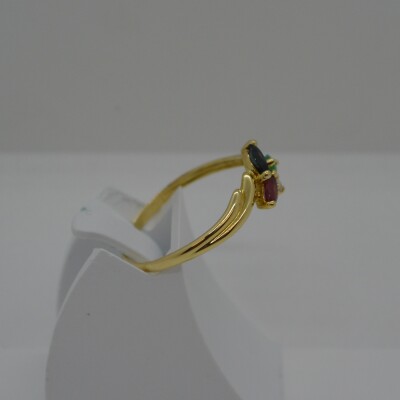 Bague Pierres Précieuses et diamant