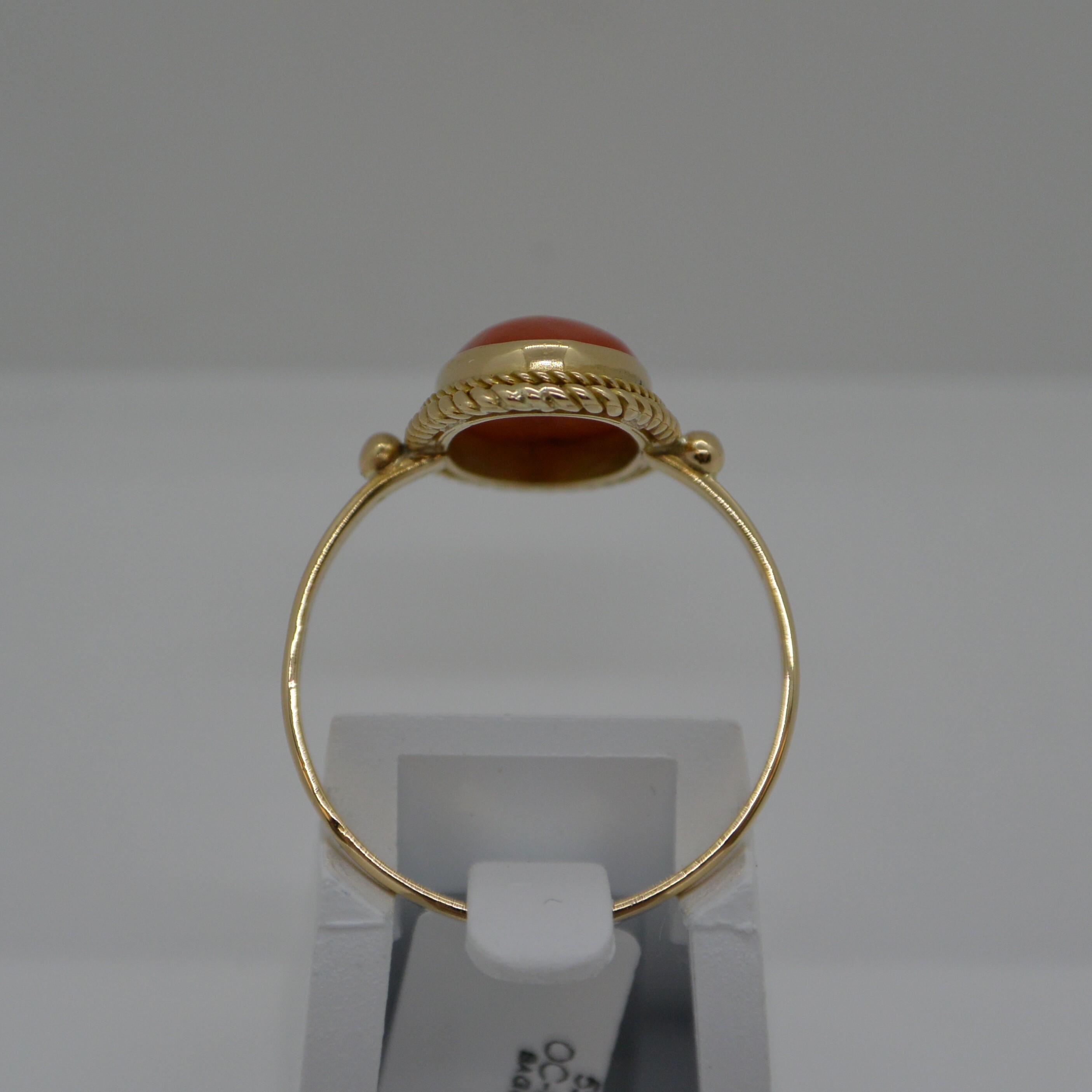 Bague Corail Ovale vue 3