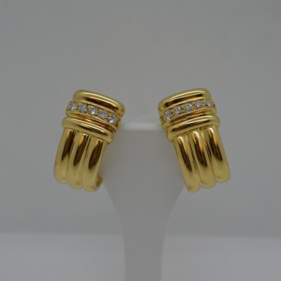 Boucle d'Oreilles Clips Diamants O.J PERRIN