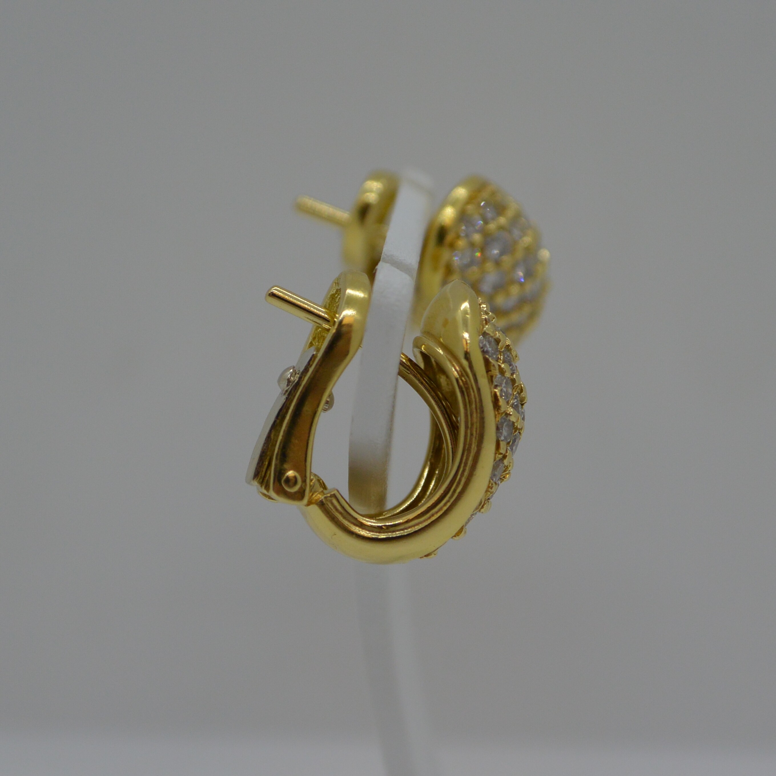 Boucle d'Oreilles Clip Diamants vue 2