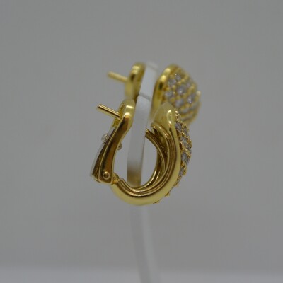 Boucle d'Oreilles Clip Diamants