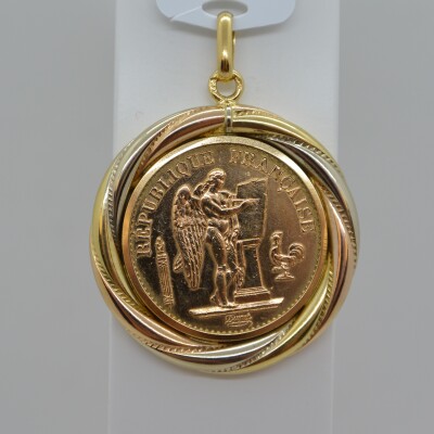 Pendentif Porte Pièce 20Frs