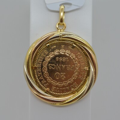 Pendentif Porte Pièce 20Frs